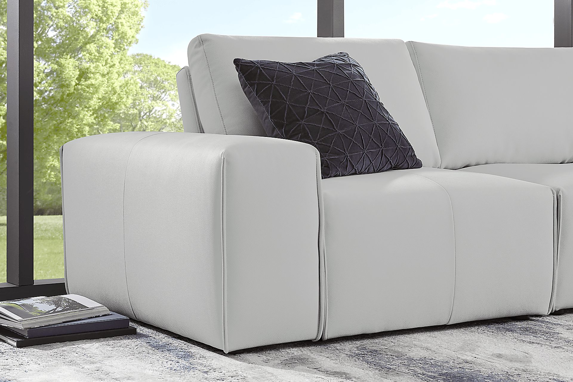 Davis Park Platinum 3 Pc Sectional - Image 4