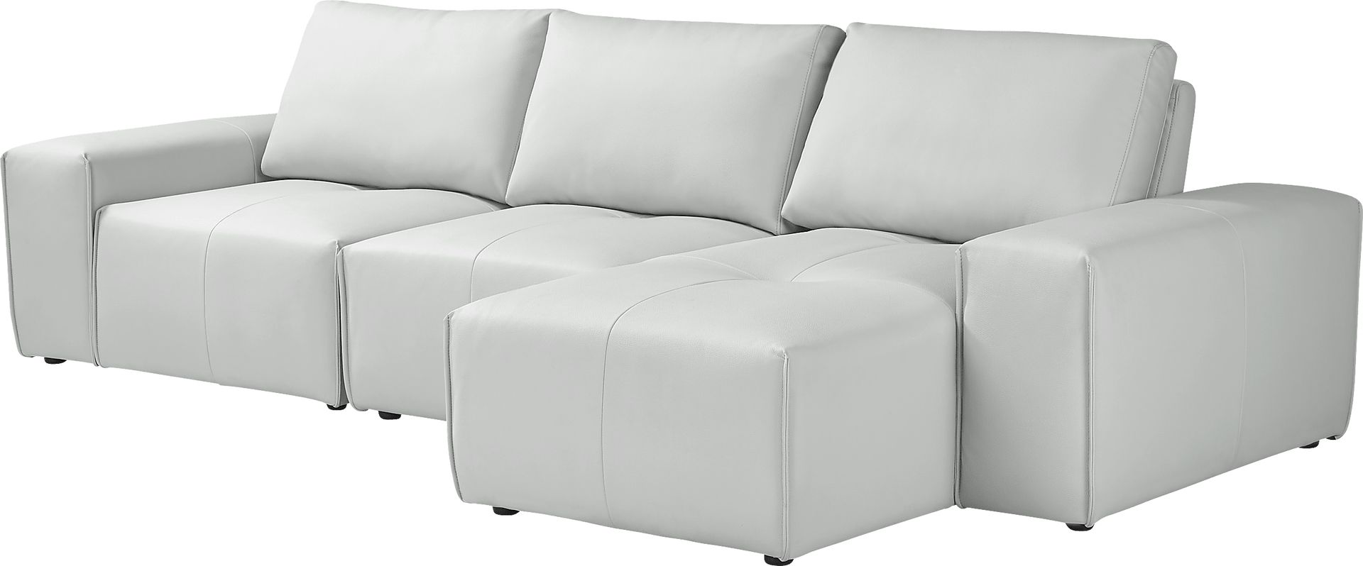Davis Park Platinum 3 Pc Sectional - Image 1