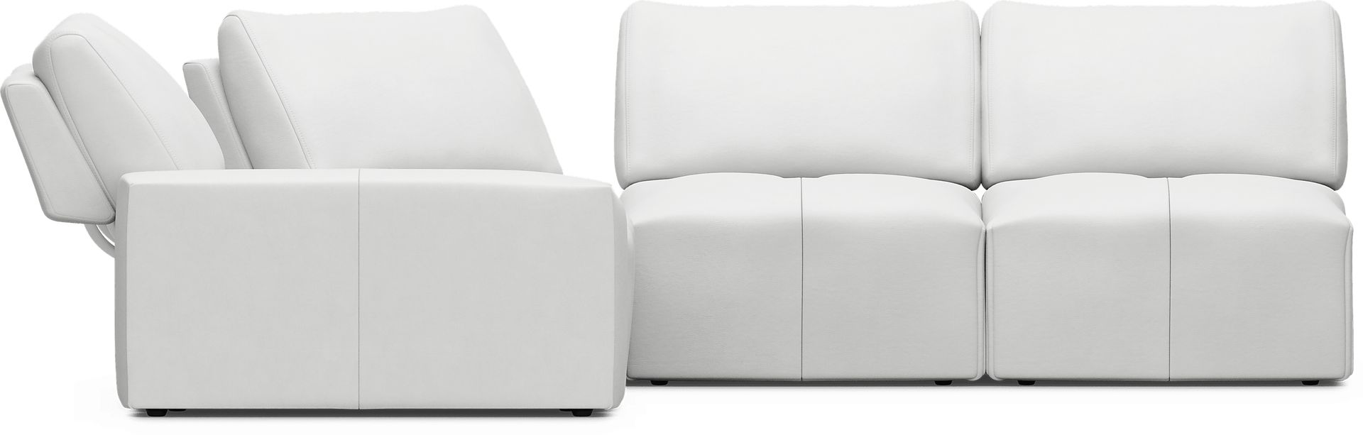 Davis Park Platinum 5 Pc Sectional - Image 3