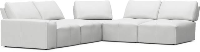 Davis Park Platinum 5 Pc Sectional - Thumbnail - Image 1