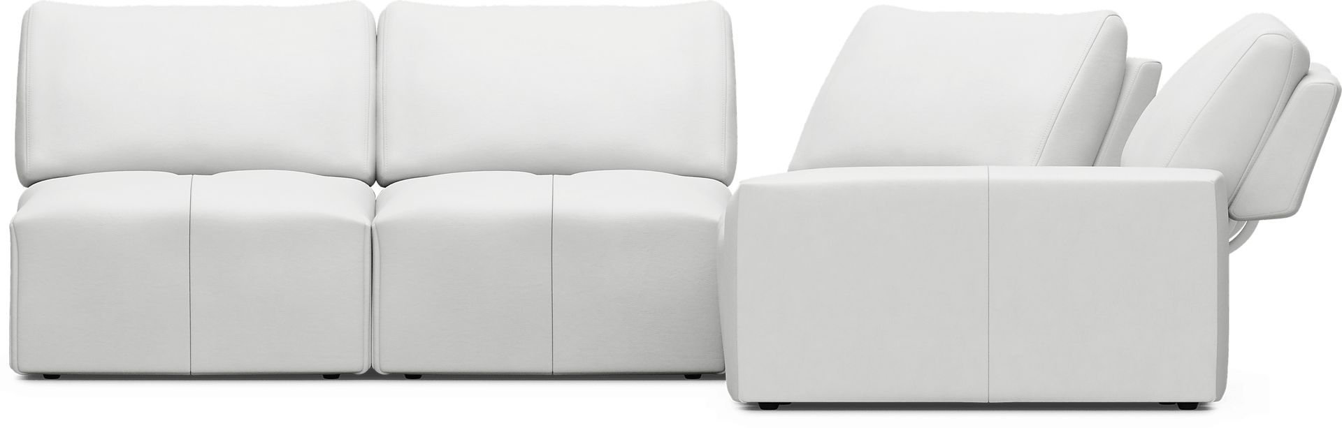 Davis Park Platinum 5 Pc Sectional - Image 3