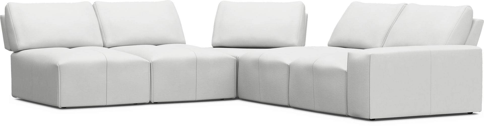 Davis Park Platinum 5 Pc Sectional - Image 1