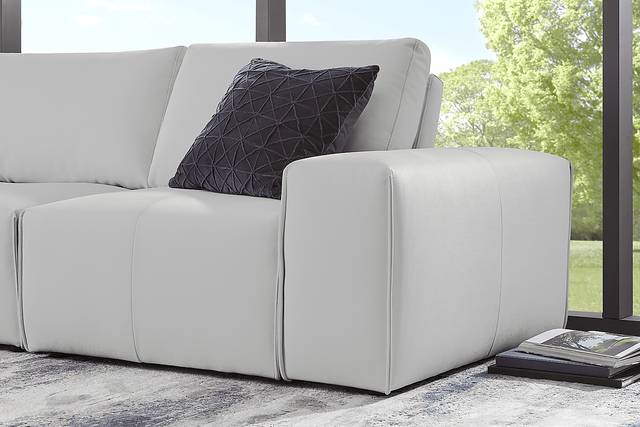 Davis Park Platinum 5 Pc Sectional - Thumbnail - Image 4