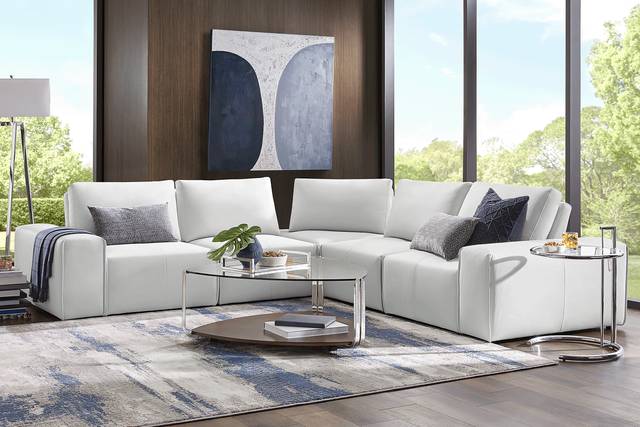 Davis Park Platinum 5 Pc Sectional - Thumbnail - Image 2