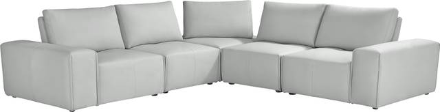 Davis Park Platinum 5 Pc Sectional - Thumbnail - Image 1