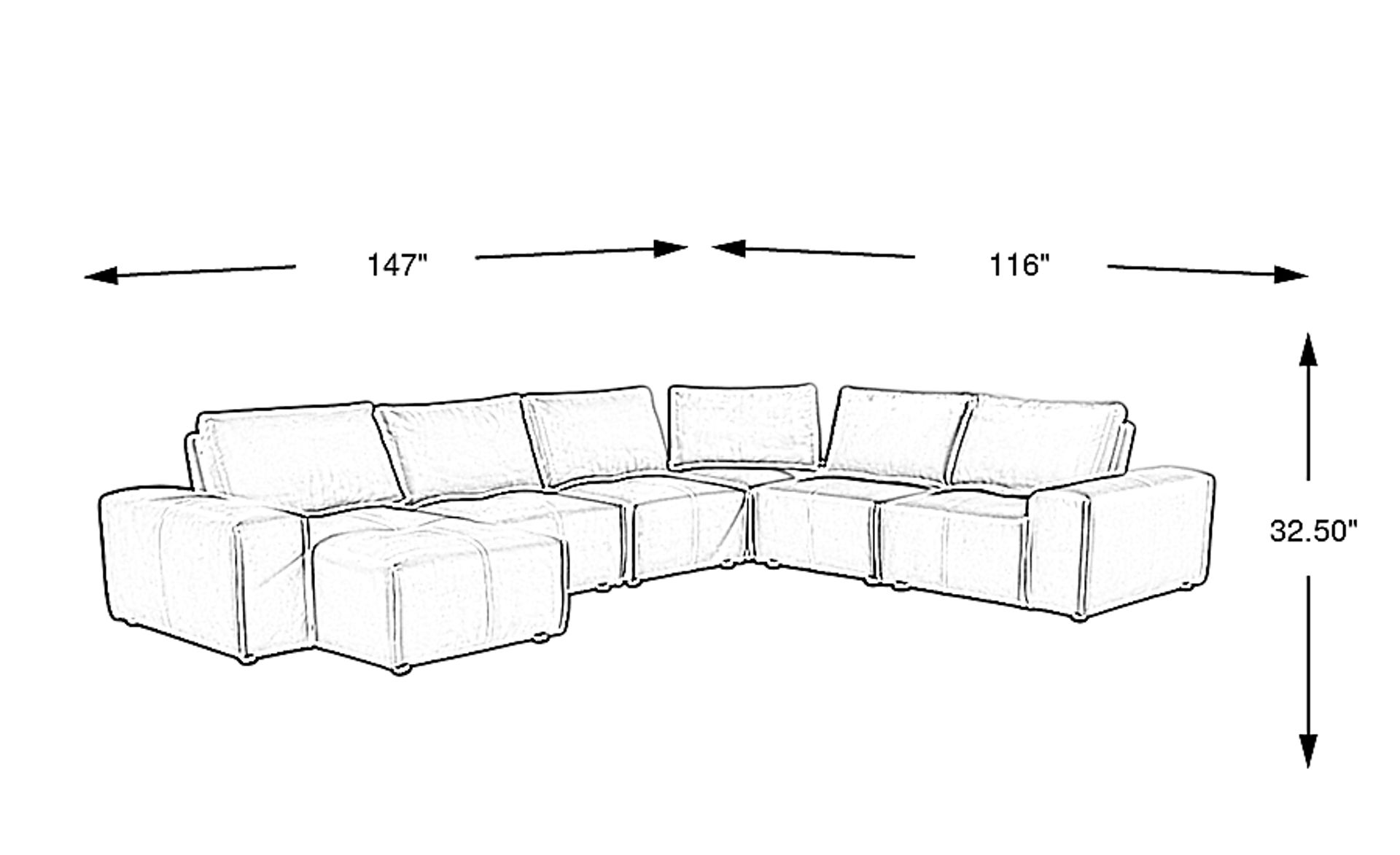 Dimension Image. Please refer to the Dimension Tab on this page for dimension details.