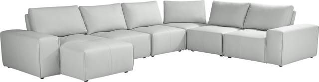 Davis Park Platinum 6 Pc Sectional - Thumbnail - Image 1