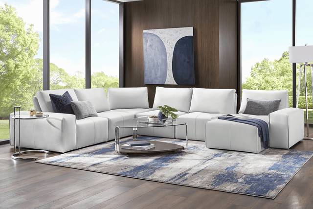 Davis Park Platinum 6 Pc Sectional - Thumbnail - Image 2