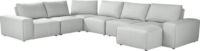 Davis Park Platinum 6 Pc Sectional - Thumbnail - Image 1