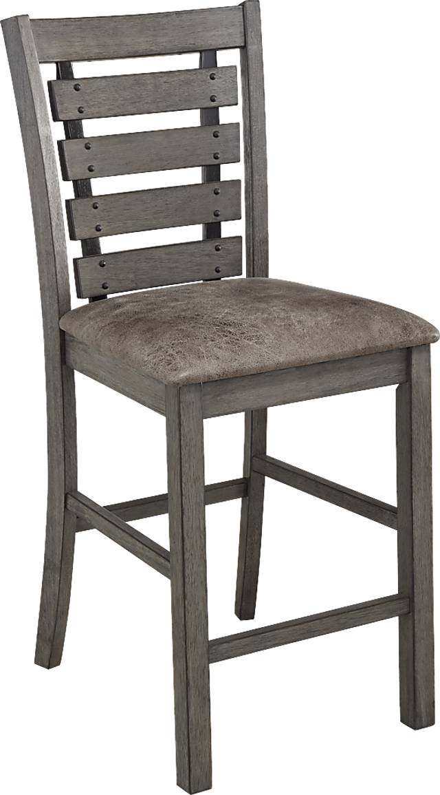 Davler Gray Counter Stool - Thumbnail - Image 1