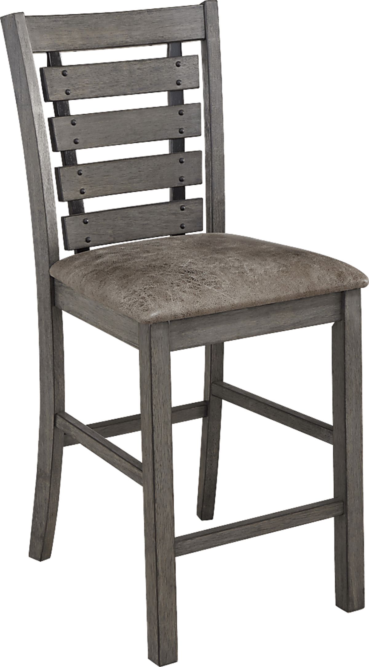 Davler Gray Counter Stool, Set Of 2 Rooms to Go