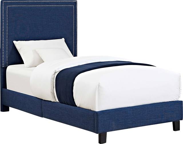 Davmor Blue Twin Bed - Thumbnail - Image 1