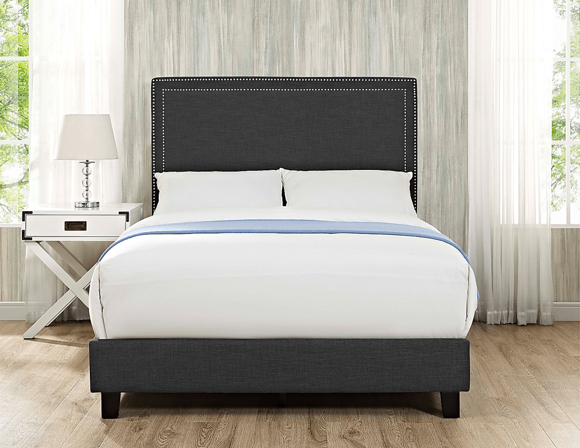 Davmor Charcoal Full Bed - Image 6