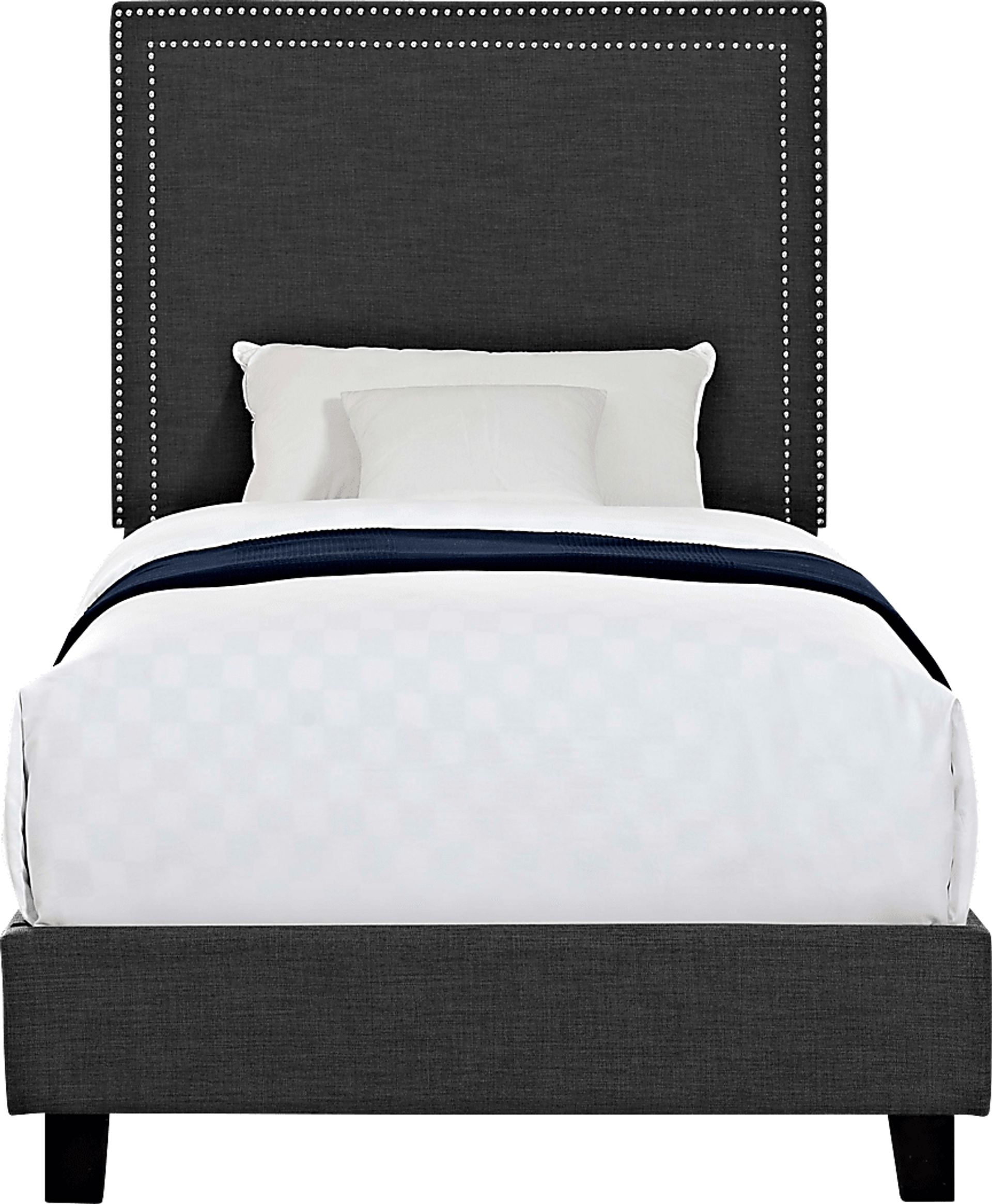 Davmor Charcoal Twin Bed - Image 2
