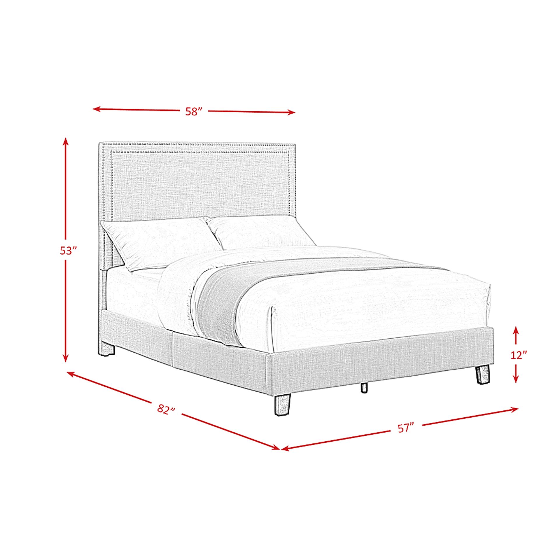 Davmor Teal Full Bed - Image 8