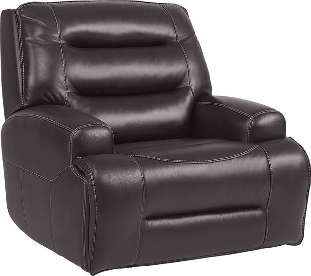 Davoli Black Leather 8 Pc Dual Power Reclining Living Room - Thumbnail - Image 8