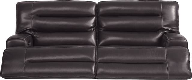 Davoli Black Leather 5 Pc Dual Power Reclining Living Room - Thumbnail - Image 3