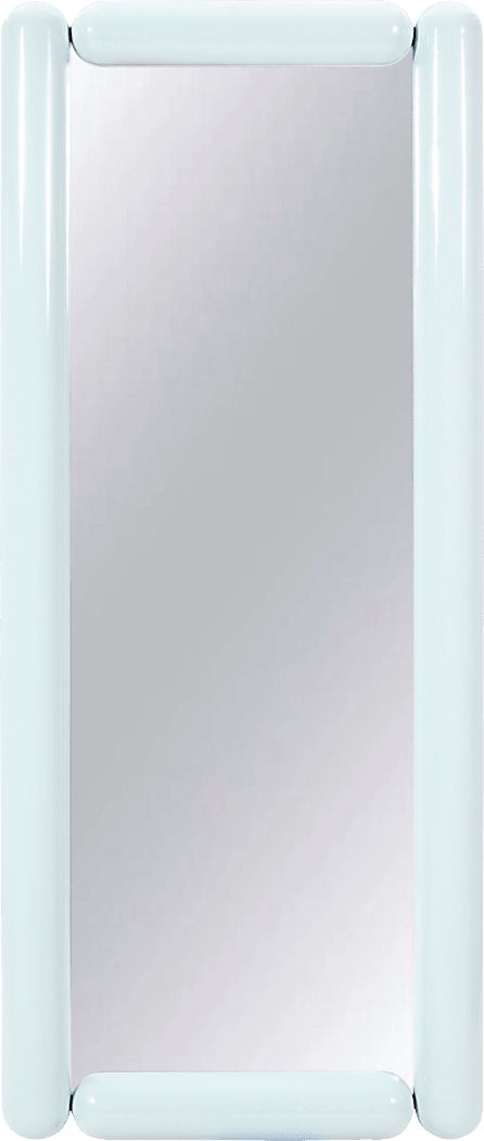 Dawesy Light Blue Floor Mirror