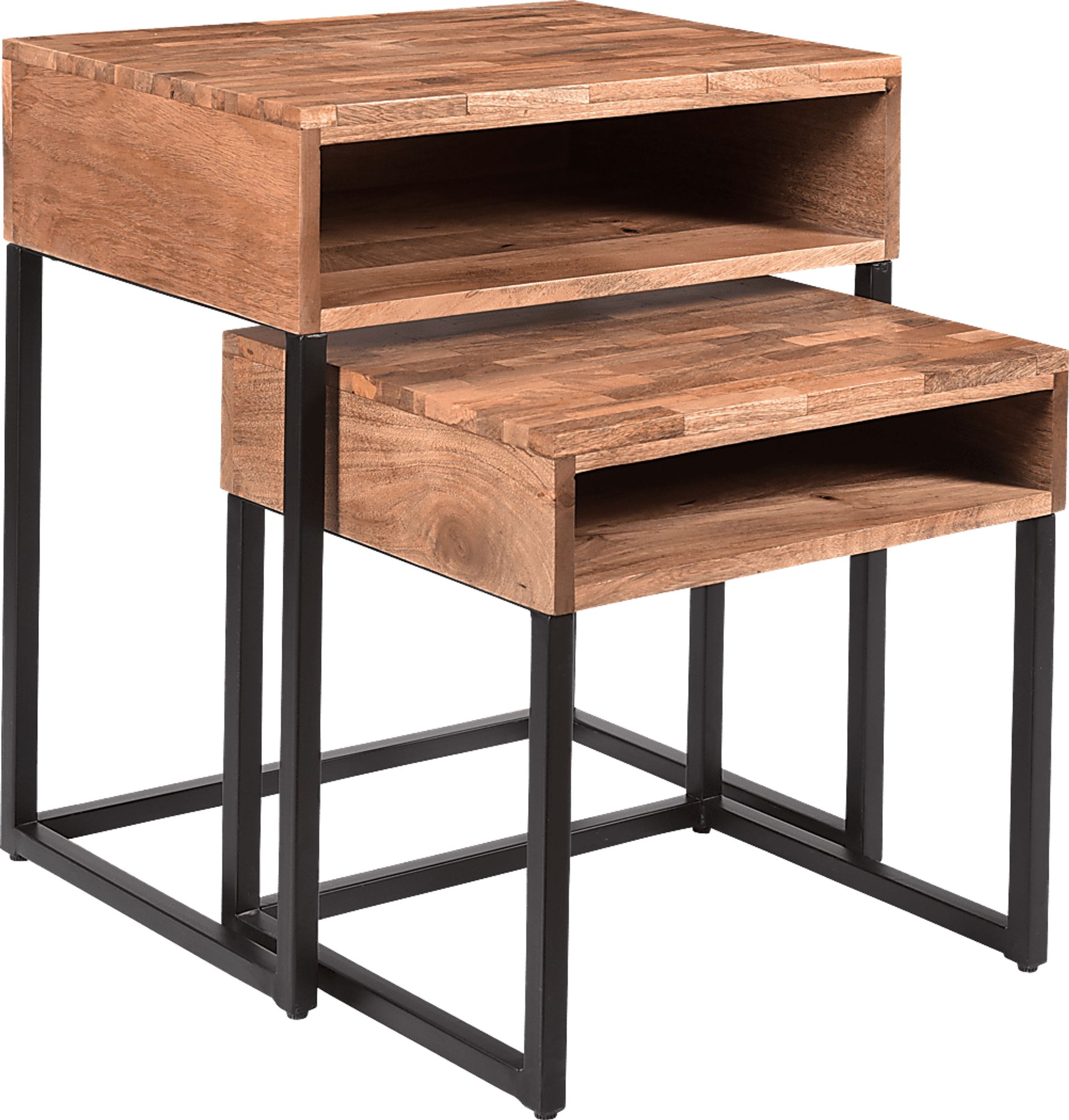 Dawlin Brown Nesting Tables, Set of 2 - Image 1