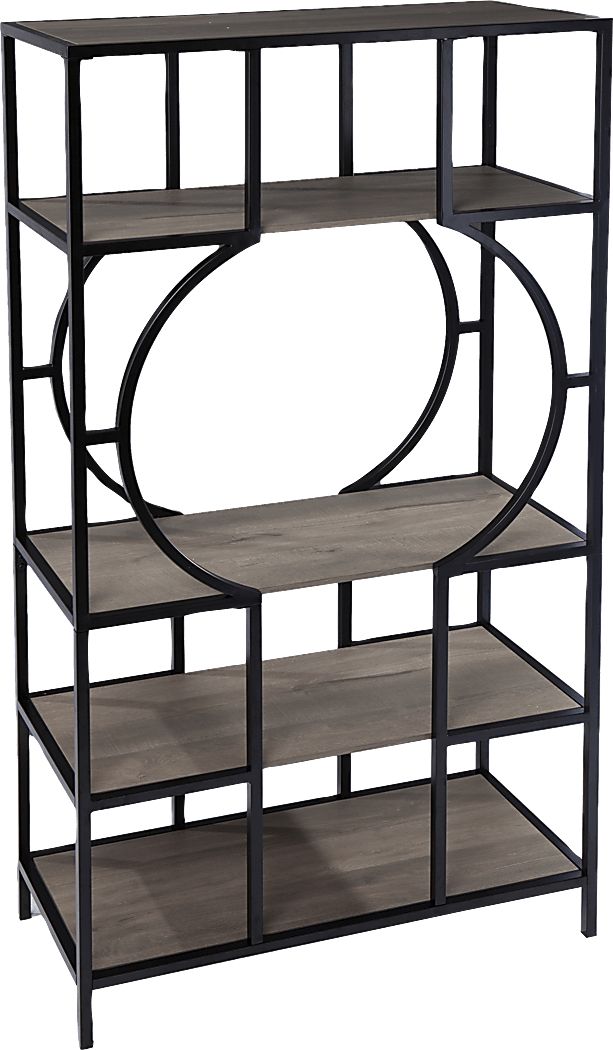 Dawnadele Black Bookcase