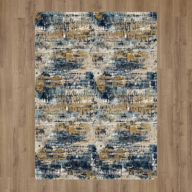 Dawnshire Blue 5'3 x 7'10 Rug - Thumbnail - Image 4