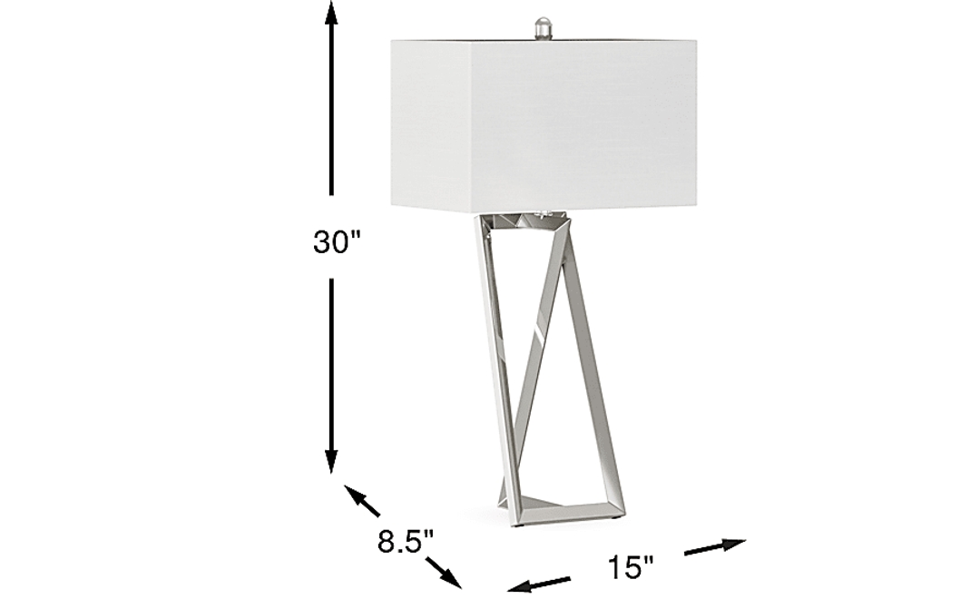 Dayla Silver Lamp