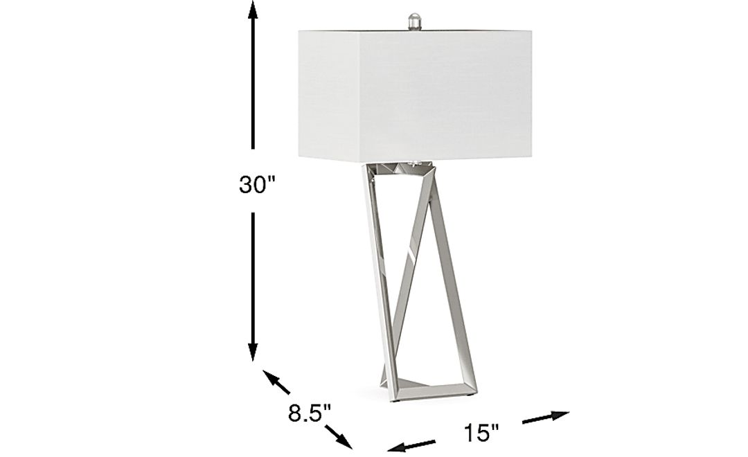 Dayla Silver Lamp