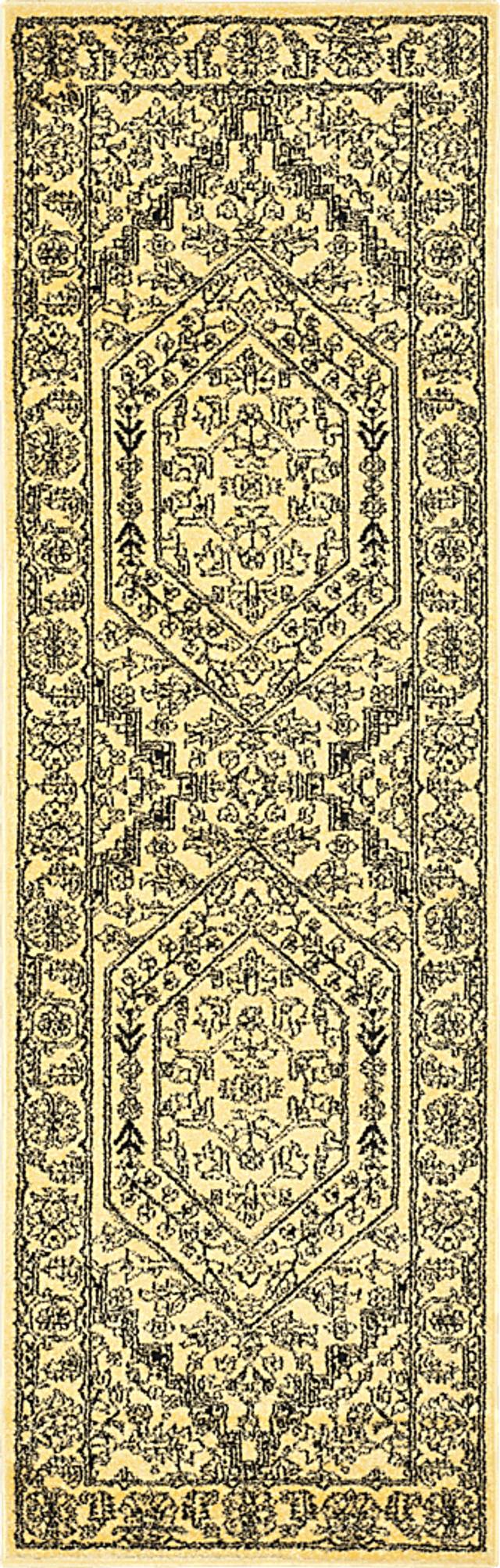 Daylee Gold 2'6 x 8' Runner Rug - Thumbnail - Image 1