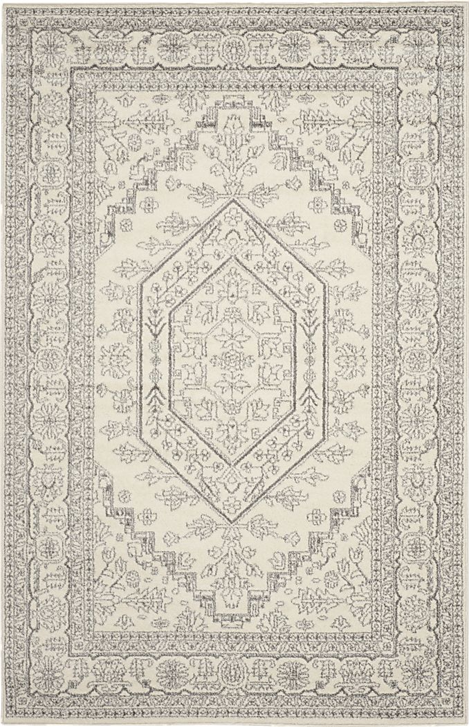 Daylee Ivory 6' x 9' Rug