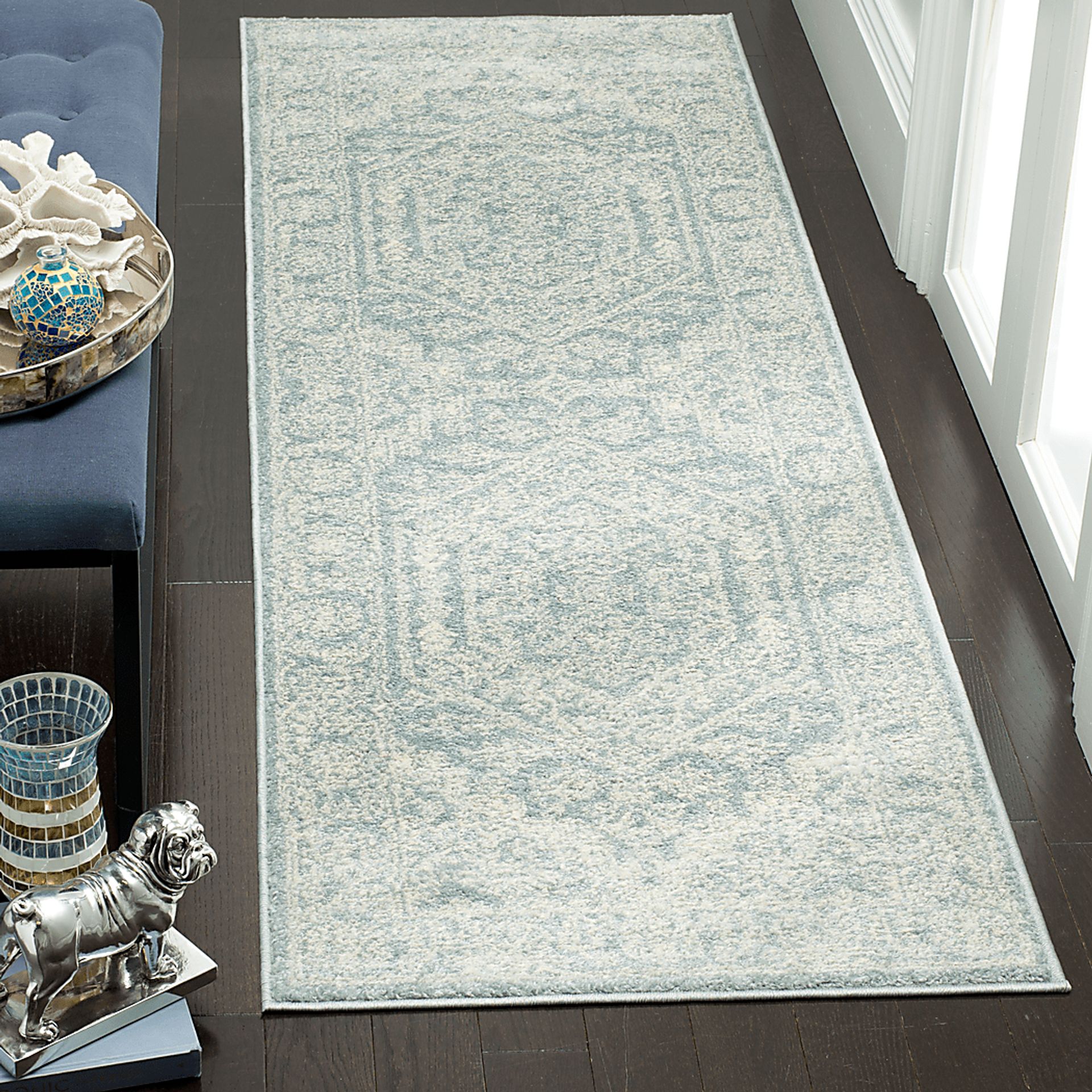 Daylee Slate 2'6 x 8' Runner Rug - Image 3