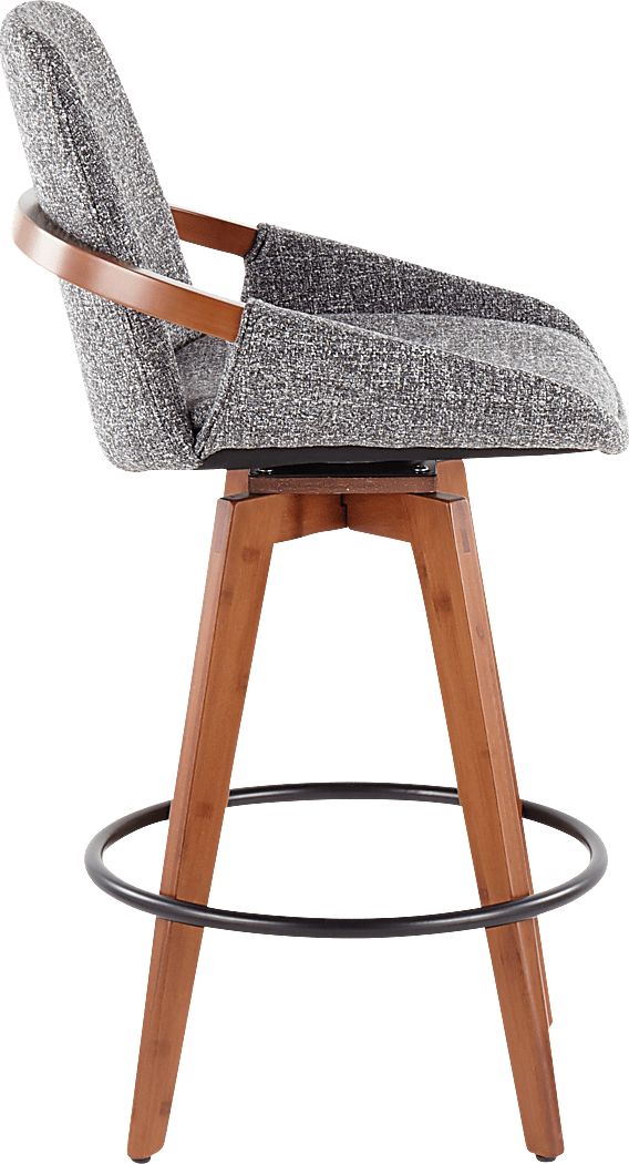 Daylilly Gray Counter Height Stool - Thumbnail 5