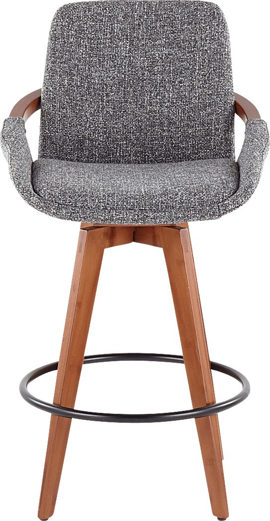 Daylilly Gray Counter Height Stool - Thumbnail 2