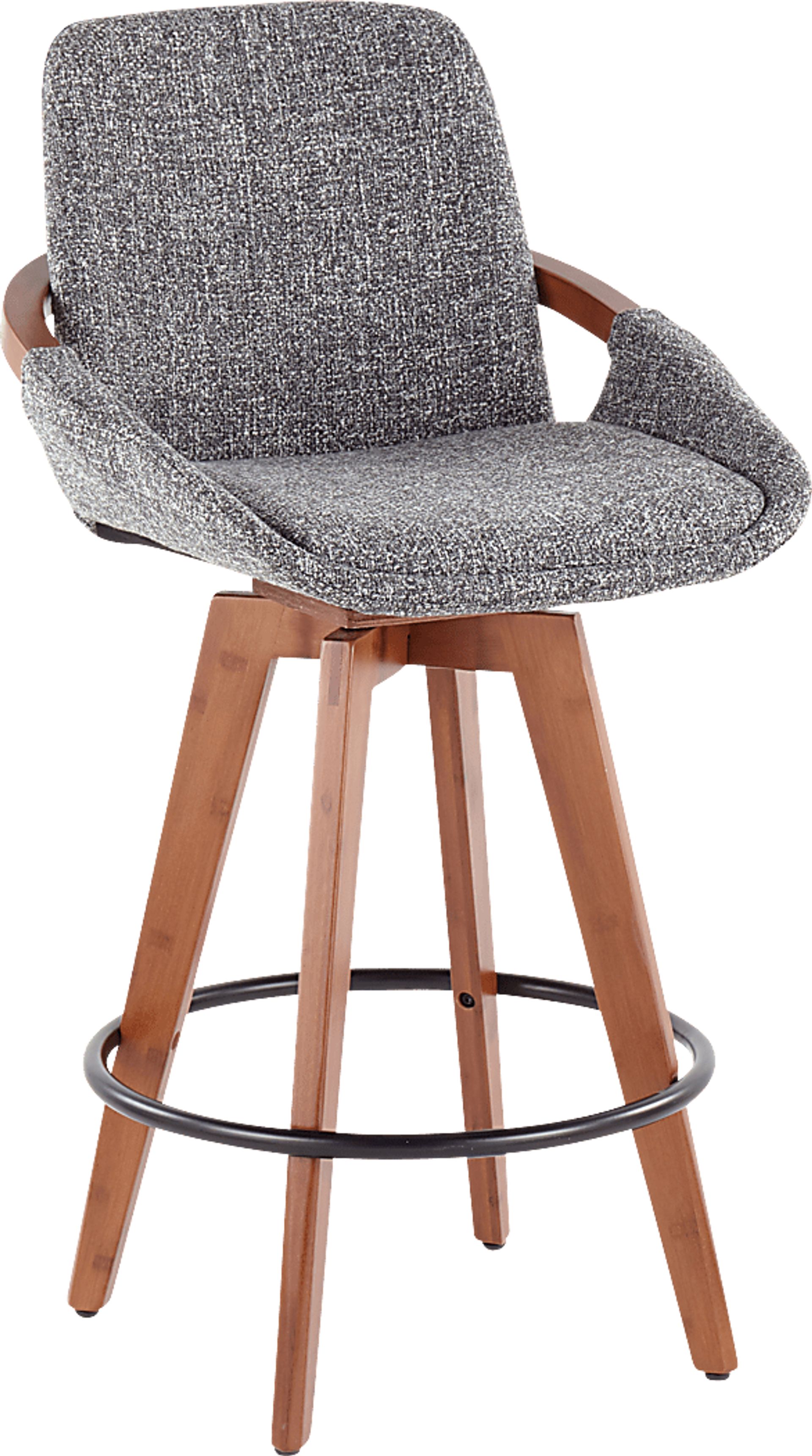 Daylilly Gray Counter Height Stool - Image 1