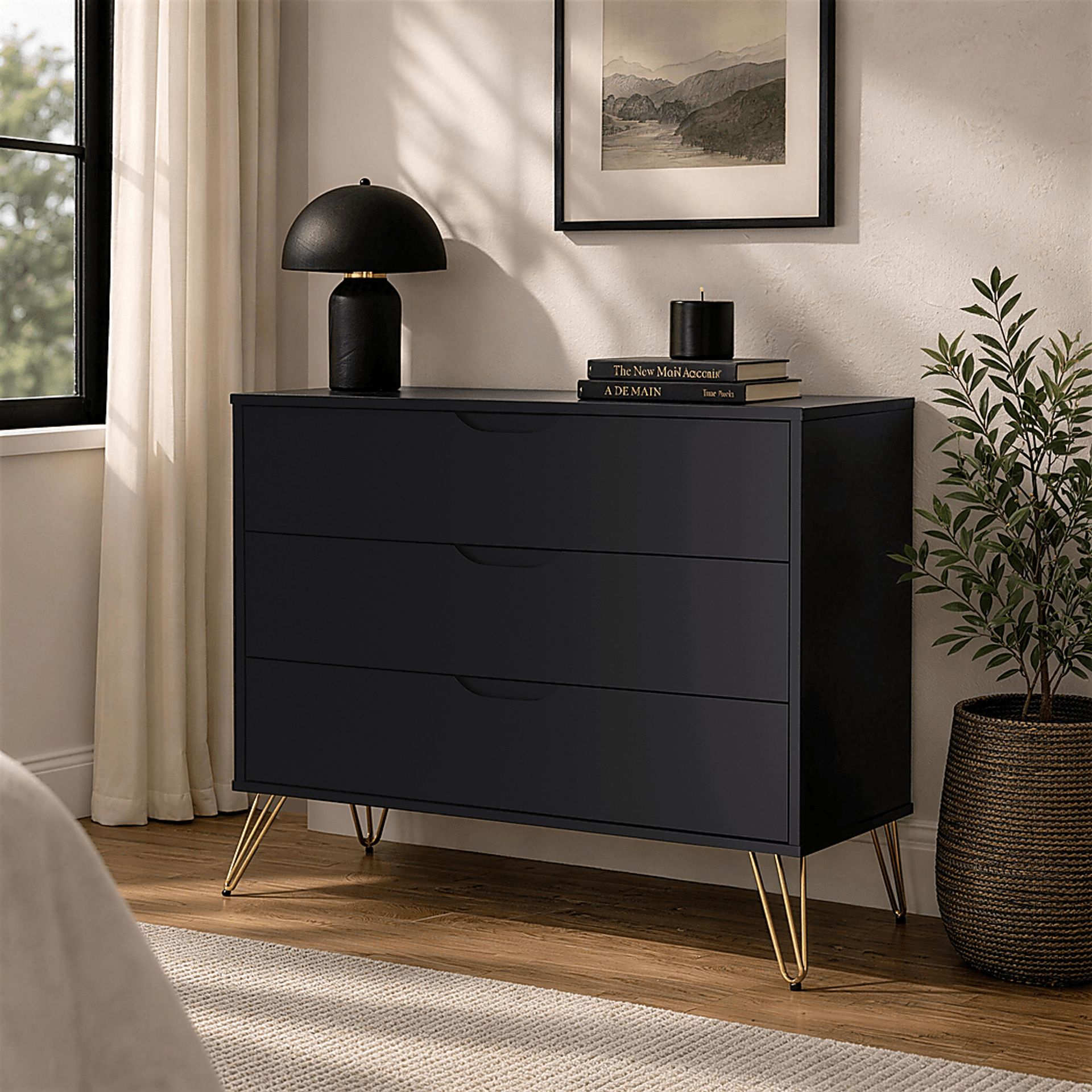 Daylo Black Dresser - Image 2