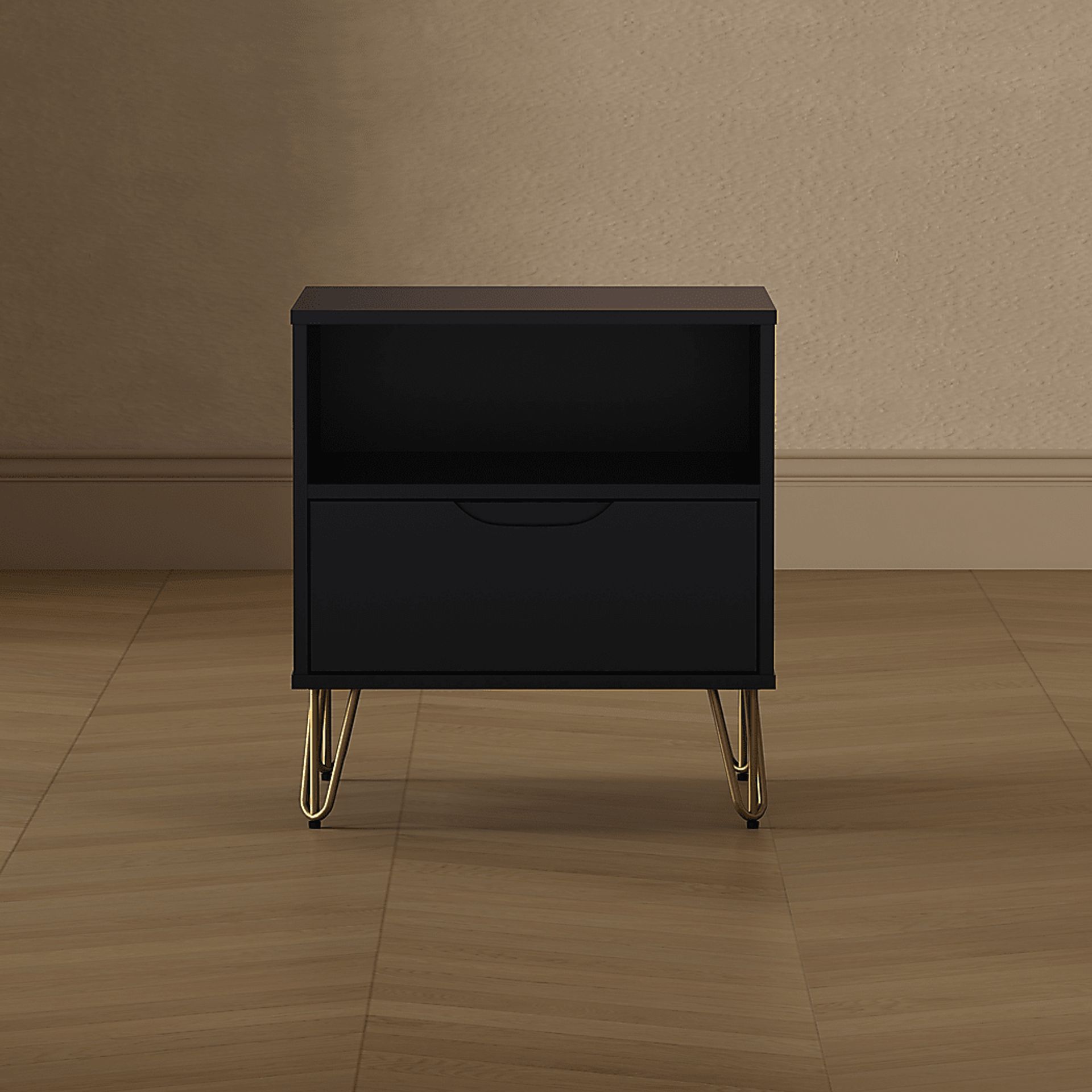 Daylo I Black Nightstand - Image 2