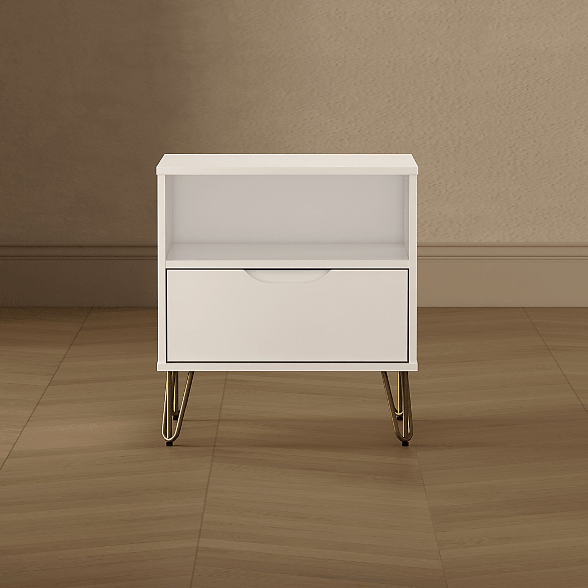 Daylo I White Nightstand - Image 3