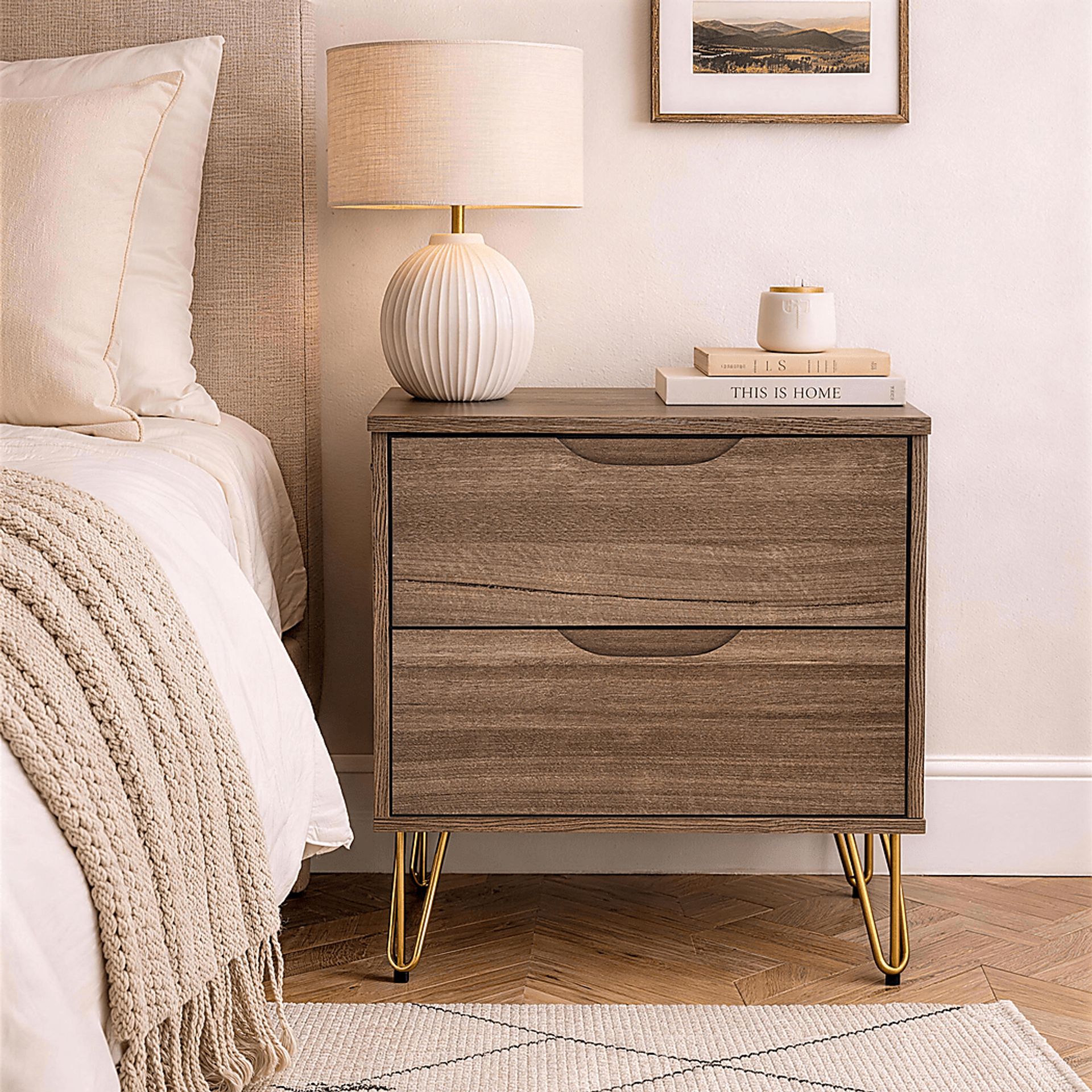 Daylo II Brown Nightstand - Image 3