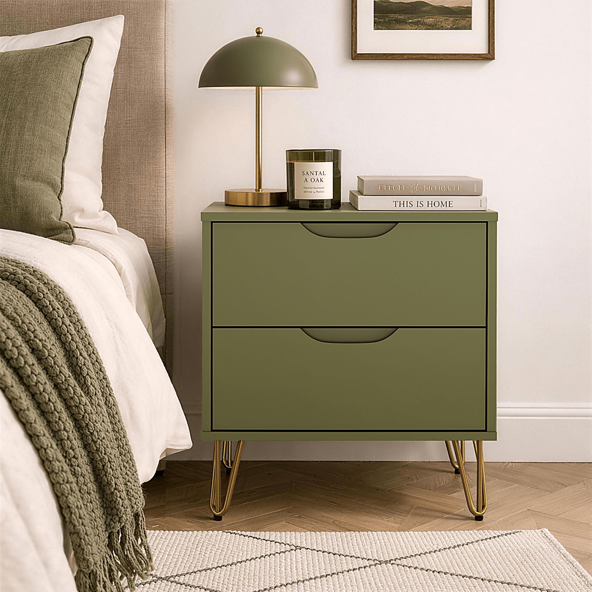 Daylo II Olive Nightstand - Image 2