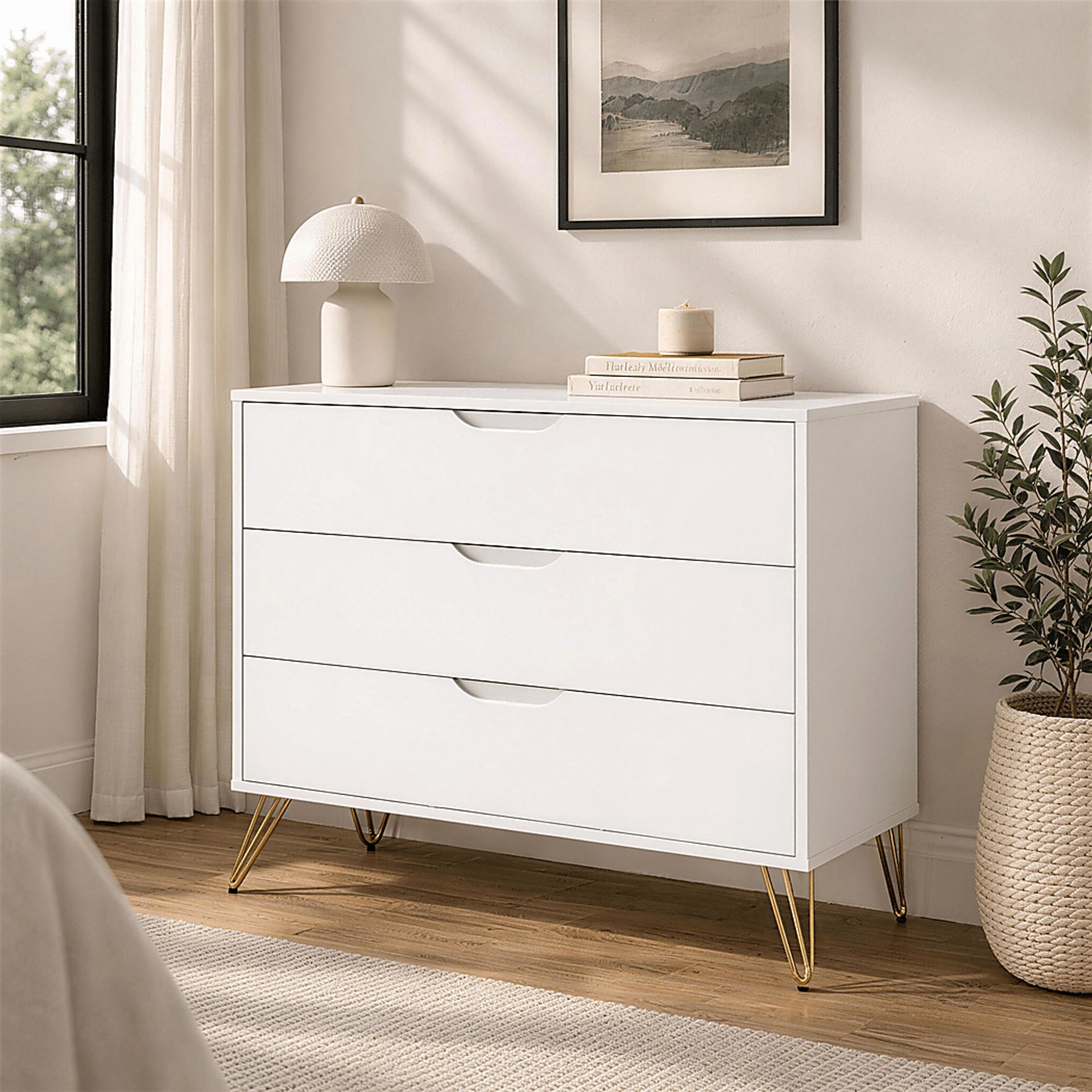 Daylo White Dresser - Image 2