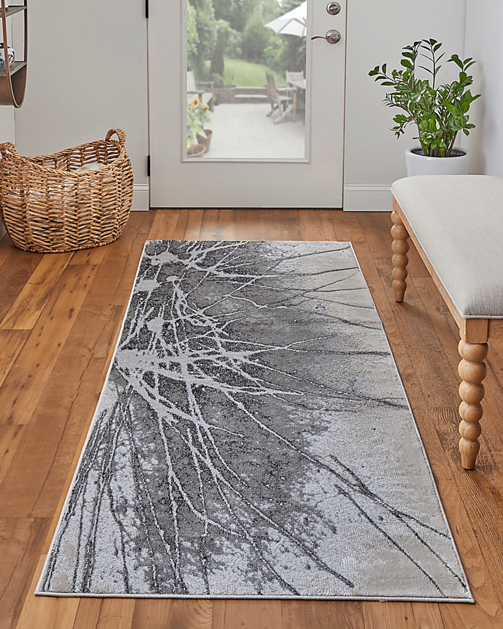 Daymere Silver 2'10 x 7'10 Runner Rug - Image 2