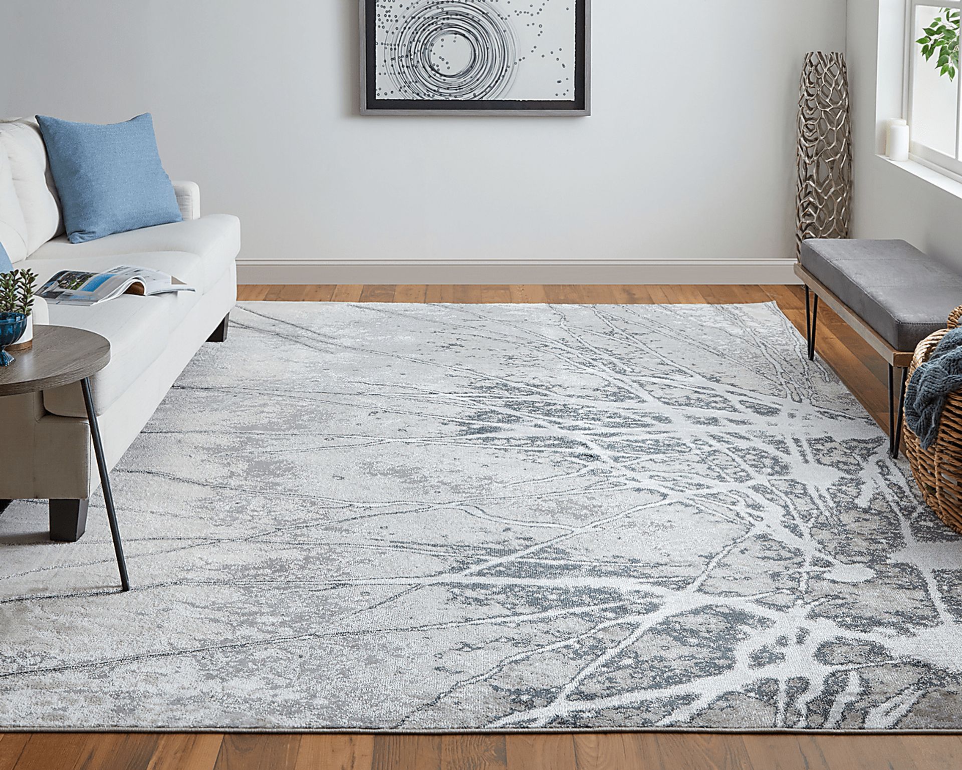 Daymere Silver 6'7 x 9'6 Rug - Image 2