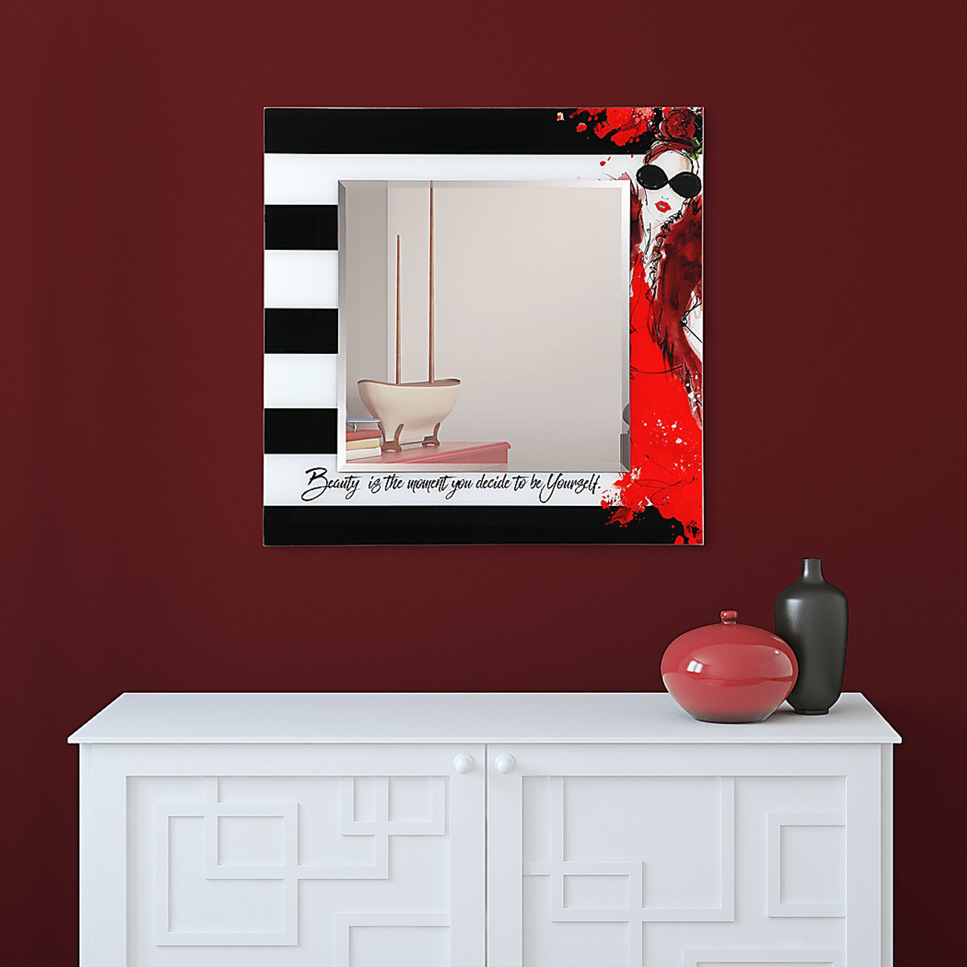 Daynelis Red Mirror - Image 3