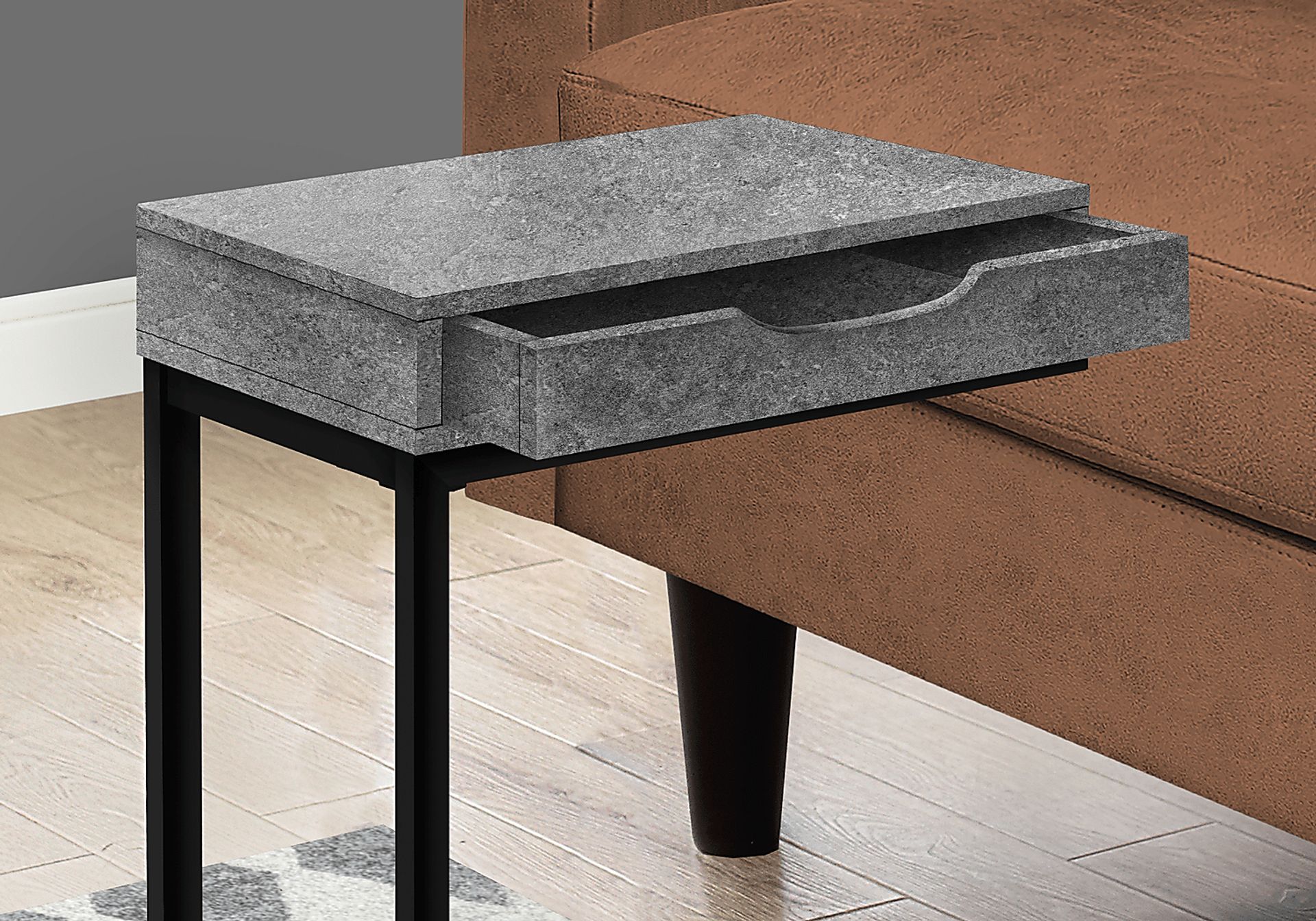 Dayshia Gray Accent Table - Image 2