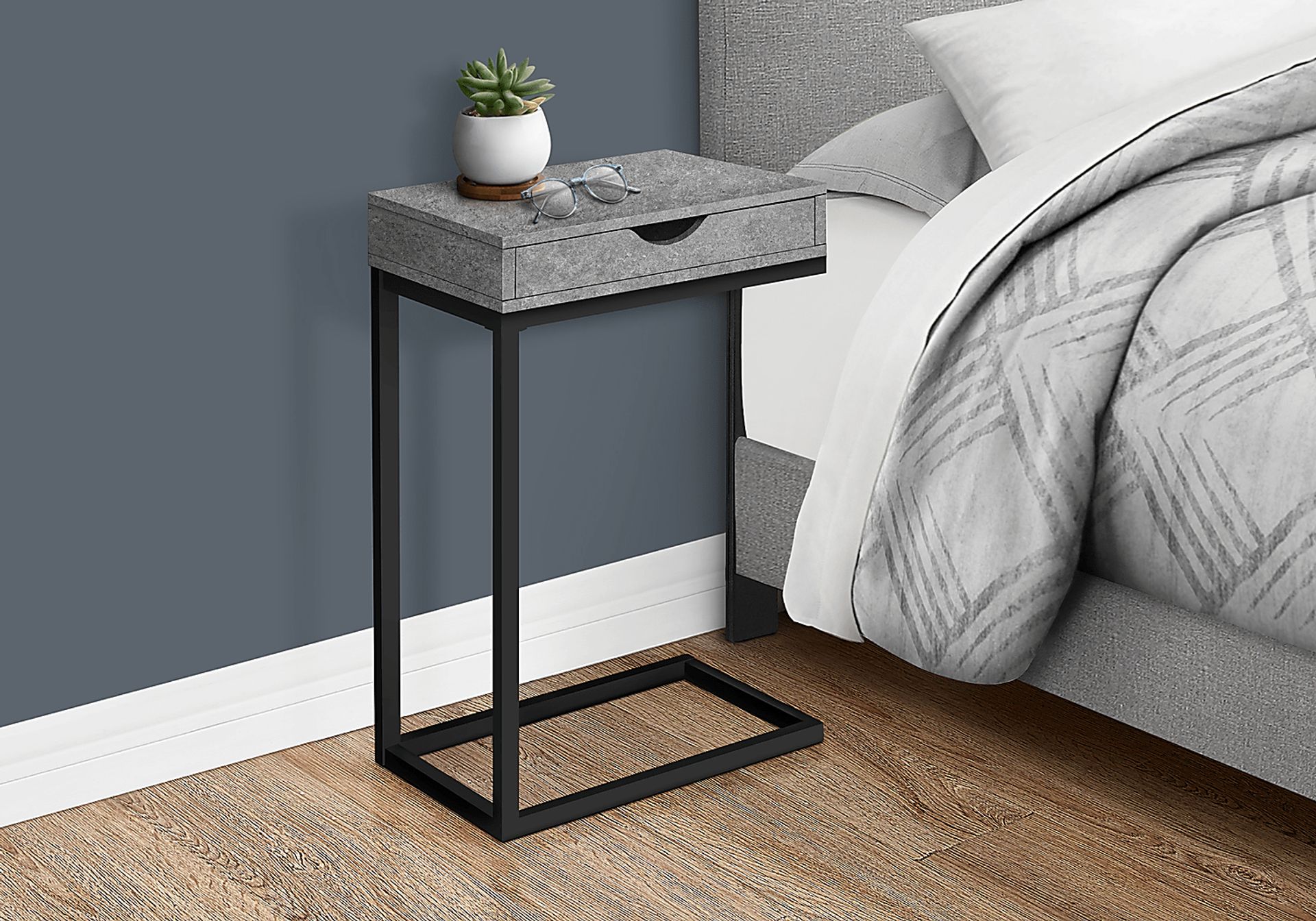 Dayshia Gray Accent Table - Image 6