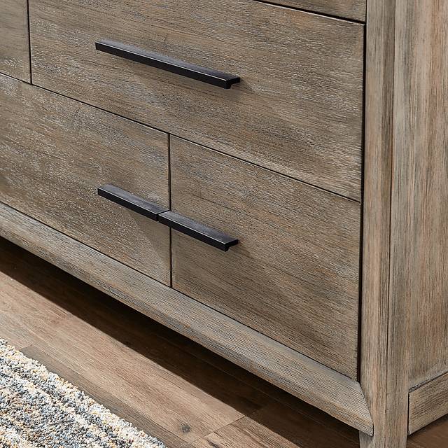 Dayton Place Gray 5 Pc Queen Bedroom - Thumbnail - Image 6