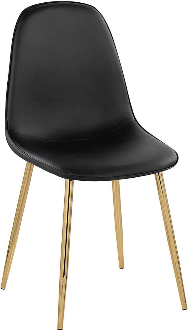 Dazet I Black Dining Chair Set of 2 - Thumbnail - Image 2