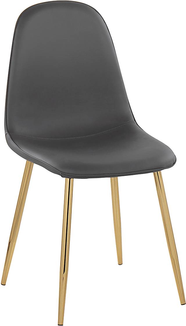 Dazet I Gray Dining Chair Set of 2 - Thumbnail - Image 2
