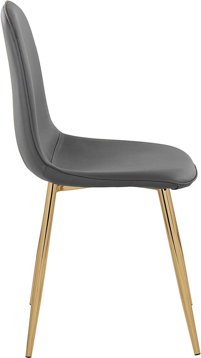 Dazet I Gray Dining Chair Set of 2 - Thumbnail - Image 3