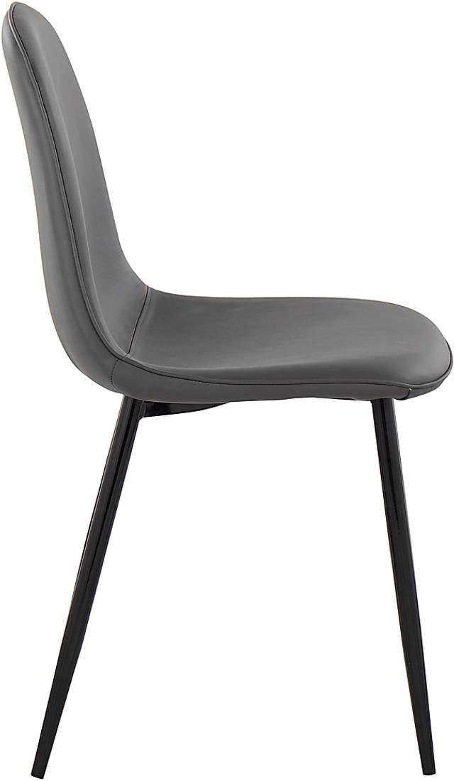 Dazet II Gray Dining Chair Set of 2 - Thumbnail - Image 2