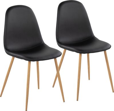 Dazet III Black Dining Chair Set of 2